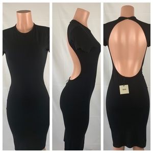 ASOS Bodycon open back midi